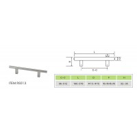 Stainless Steel Furniture Pull Kitchen Cabinet Handle